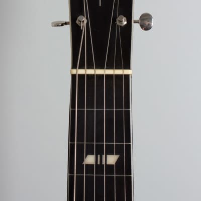 National  Electric Hawaiian Lap Steel Electric Guitar (1938), ser. #B1295, original tan hard shell case. image 5