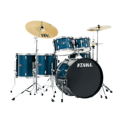 Tama IE62C Imperialstar 10 / 12 / 14 / 16 / 22 / 5x14" 6pc Drum Set with Meinl HCS Cymbals and Hardware