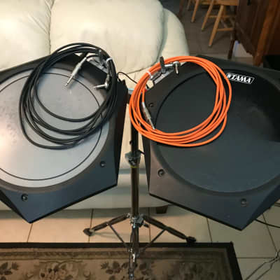Tama Techstar TS306 and five TS100 BK pad w/ accessories 1985 - Black image 4