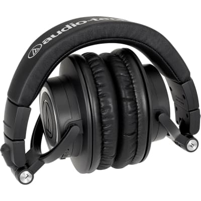Audio-Technica ATH-M50xBT2 Wireless Bluetooth Headphones, Black, USED, Blemished image 3