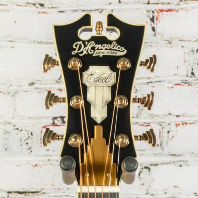 D'Angelico Excel Tammany - Orchestra Acoustic-Electric Guitar - Auburn - B-Stock image 5