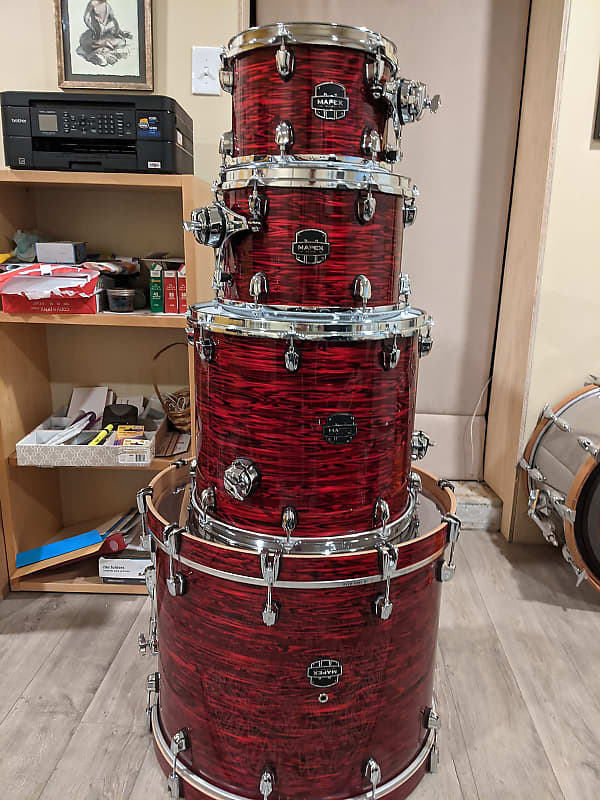 Mapex Saturn V Red strata pearl (Built to Spill touring kit)