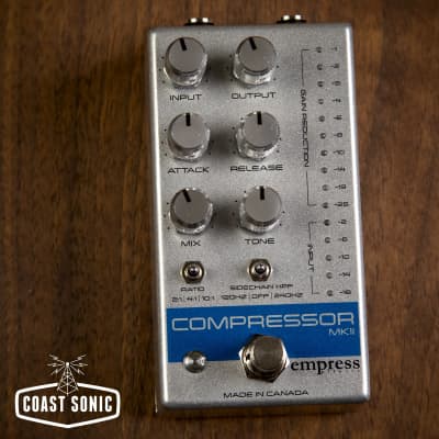 【美品】Empress Effects Compressor コンプレッサー Empress Compressor MKII Guitar Effects Pedal, Silver Sparkle, CP2S
