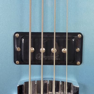 2011 Gibson Les Paul Junior DC Bass - Pelham Blue Modified image 15