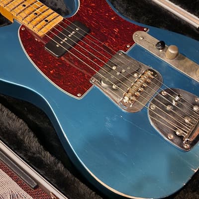 Johnston Custom Guitars Telecaster style electric guitar 2020 - Nitrocellulose lacquer Ocean turquoise image 1