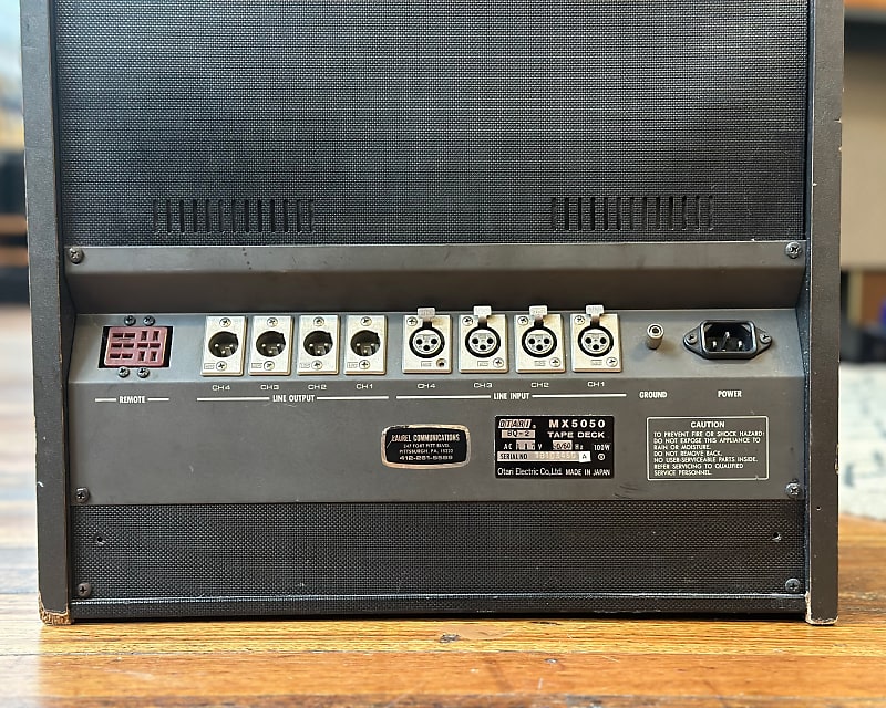 Otari MX5050 BQ-2 4 track recorder 1/4 Tape Reel to Reel