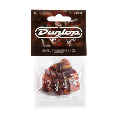 Dunlop 9024P Plastic Extra-Large Thumbpicks (4 Pack) image 1