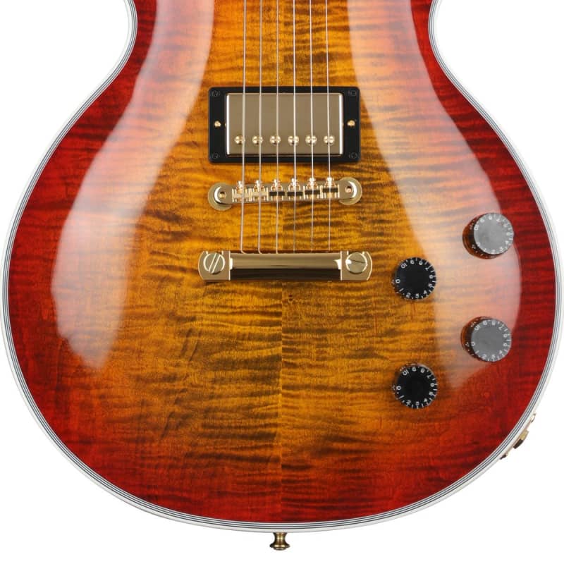 Photos - Guitar Gibson   LPXC7BEGH1 Bengal Burst Bengal Burst new  2019