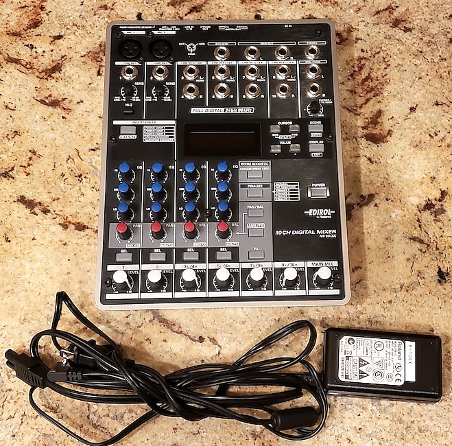 Edirol M-10MX BatteryPowered Compact 10ch Mobile Mixer Roland w/ 100-240V  PSU