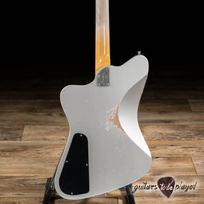 Fano PX6 Oltre Lollar OmniTron & Standard P-90 Guitar w/ Gigbag – Inca Silver image 7