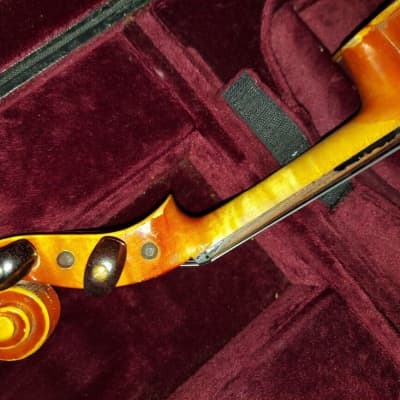 Kiso Suzuki Model 7117 size 15.5 viola, Japan 1973, Very Good Cond, w/ case&bow image 17