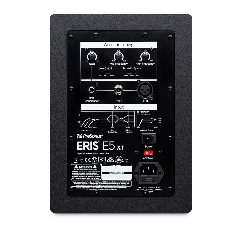 PreSonus Eris E5 XT 5-Inch Powered Studio Monitor (Pair