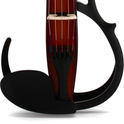 Yamaha Silent Series SV-255 Electric Violin - Shaded Brown image 1