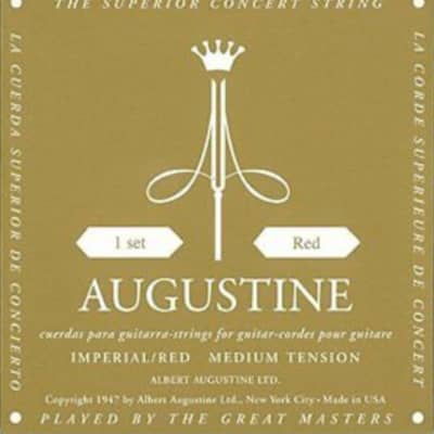 Augustine Guitar Strings Classical Imperial Red Medium Tension 527A