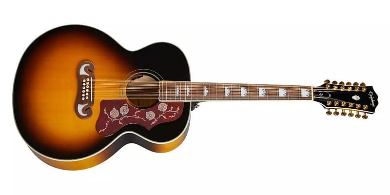 Epiphone EJ200SE 12-string Electric-Acoustic Guitar - Vintage