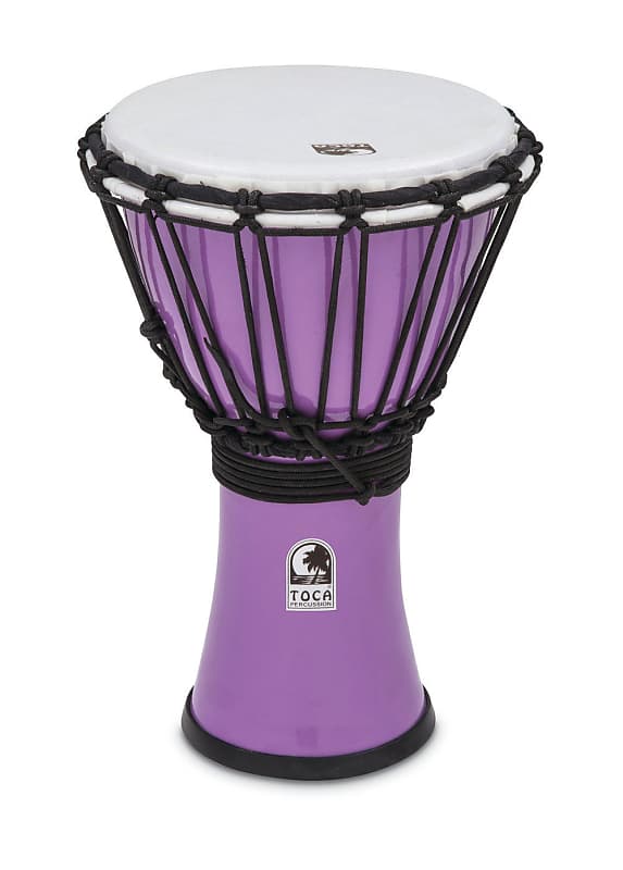 Toca Tfcdj7mi 7" Freestyle Colorsound Djembe Indigo For Sale