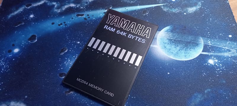 Yamaha MCD64 for SY/TG series RAM 64K MEMORY CARD new