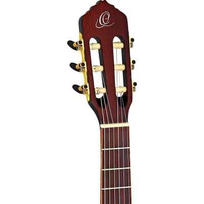 Ortega Family Series R221BK-7/8 7/8 Size Classical Guitar Regular Gloss Black 0.875 image 5