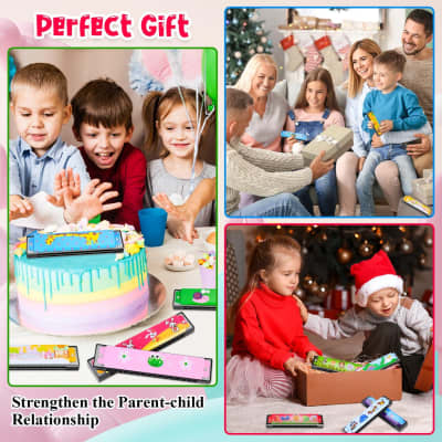6 Styles Harmonica For Kids, Lightweight Cartoon Harmonica With Double Row Of 16 Holes, Harmonica For Toddler, Kids, Adult Beginners' Musical Instrument Toy Gift image 4