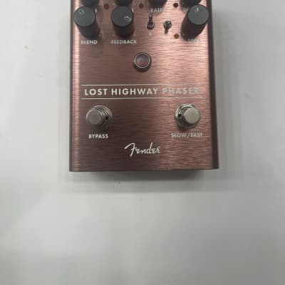 Reverb.com listing, price, conditions, and images for fender-lost-highway-phaser-pedal