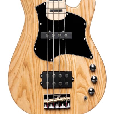 STAGG Electric bass guitar Silveray series "J" model Natural Finish image 6