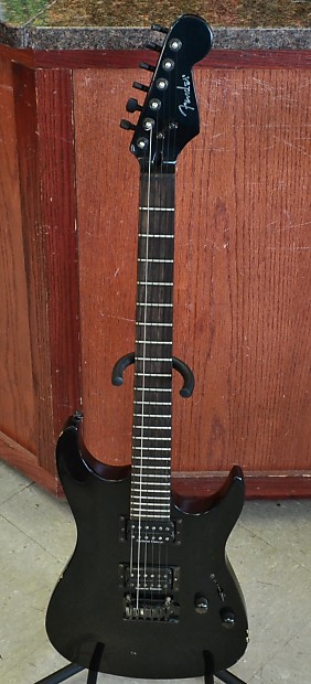 Fender Showmaster 6-String Electric Guitar Korea Black image 1