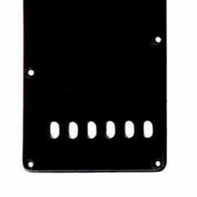 Black 3-ply Tremolo Spring Cover Backplate image 1