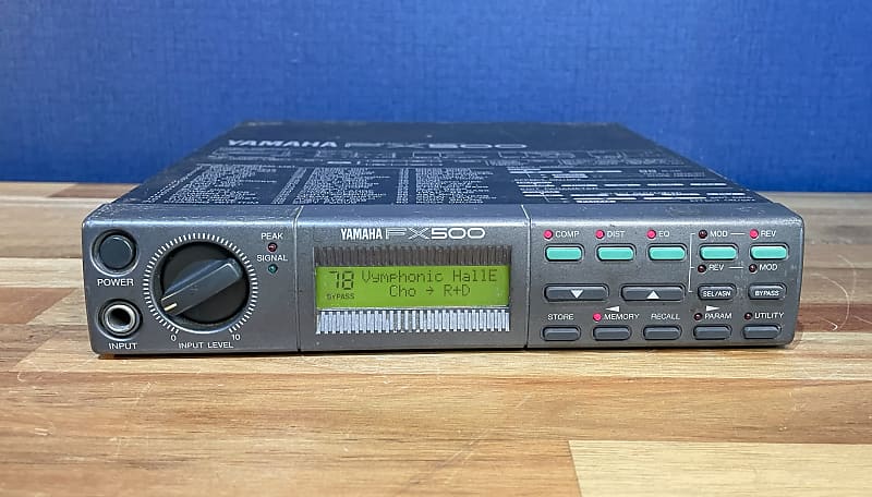 Yamaha FX500 [Shoegaze Machine!] Digital Multi Effects Processor w/ Power  Supply