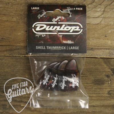 Dunlop Shell Large Thumbpicks, 4-Pack image 2