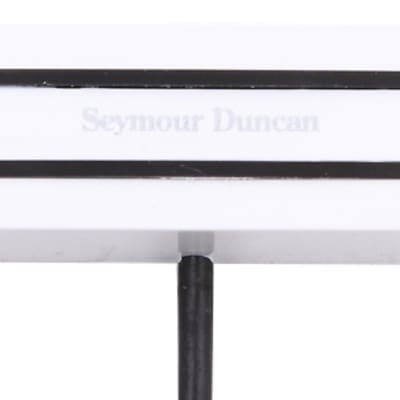Seymour Duncan SCR-1n Cool Rails Neck Strat Single Coil Sized Humbucker Pickup - White image 1