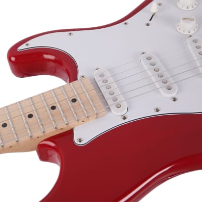 Glarry GST Maple Fingerboard Electric Guitar - Red image 5