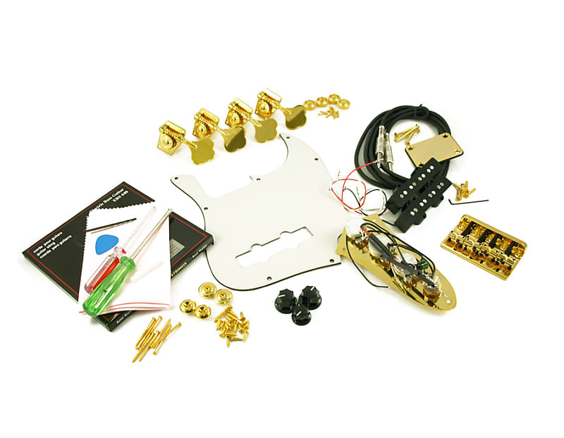 WD JMGS GD Parts Kit For Fender Jazz Bass Gold Reverb