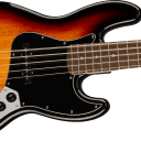 Squier Affinity Series™ Jazz Bass® V, Laurel Fingerboard, Black Pickguard, 3-Color Sunburst