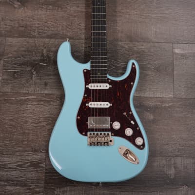 AIO S4 Electric Guitars - Sonic Blue w/ Gator GC-Electric-A Case for sale