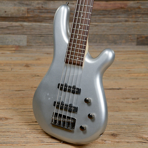 Fernandes Gravity 5-String Bass Silver Sparkle (s936)