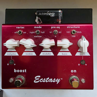 ギター bogner ecstasy red pedal Bogner Ecstacy Red Guitar Overdrive Effects Pedal True