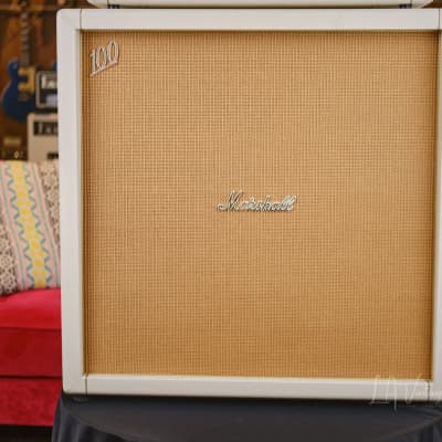 Blankenship JTM 45 in a Kerry Wright Head Shell and Kerry Wright 4x12 Cabinet - Loaded with Vintage 1970 Pre Rola Celestion 25w Greenbacks! image 8