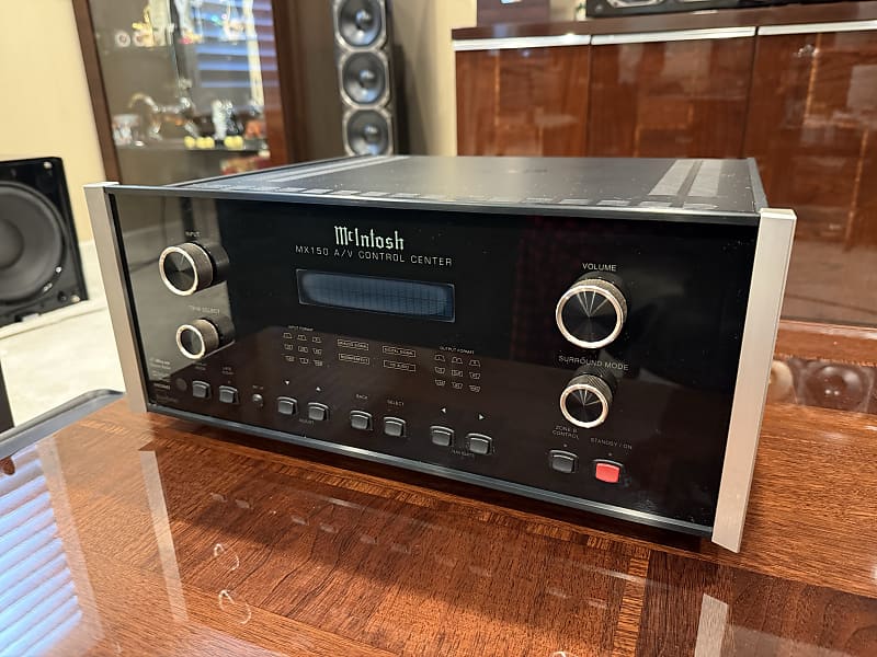 VERY GOOD MCINTOSH MX150 A/V PREAMP – 1-YR WRT – REMOTE &amp; POWER CORD INCLUDED  			
