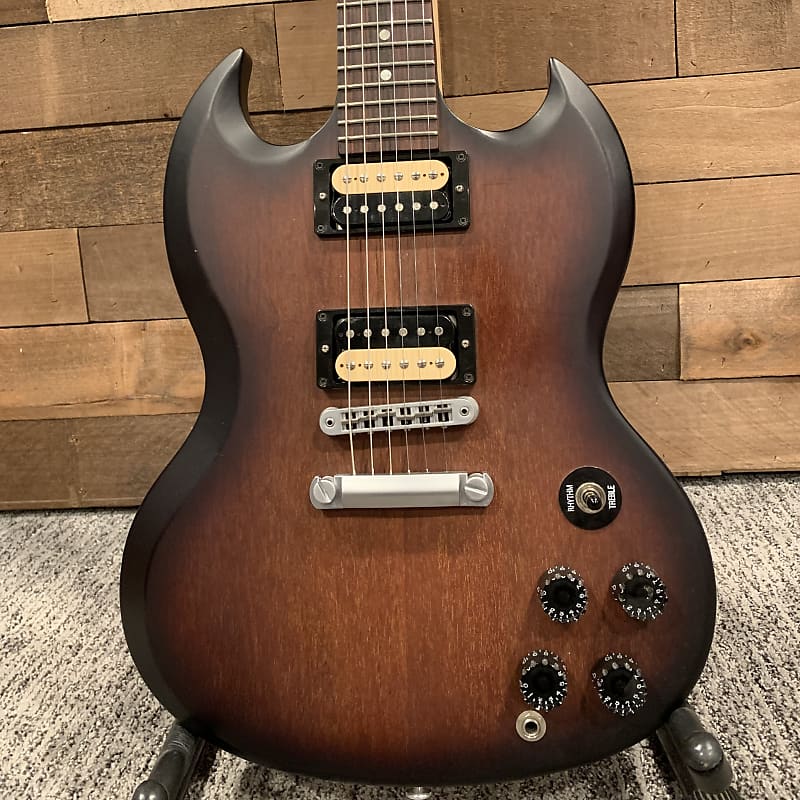 Gibson SGJ 2014 - Rubbed Vintage Burst | Reverb