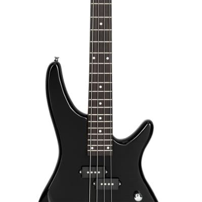 New Glarry GIB 4 String Bass Guitar Full Size Black image 4