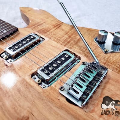 Home Brewed "Strat-o-Beast" Electric Guitar w/ Ric Pups (Natural Gloss Exotic Wood) image 15