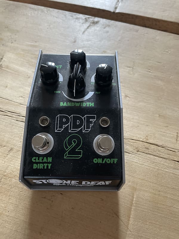 Stone Deaf FX PDF-2 Parametric Distortion 2010s - Black image 1