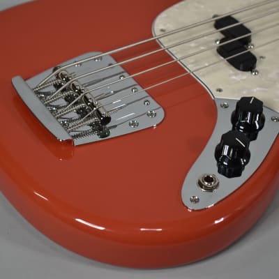 2022 Fender Vintera '60s Mustang Bass Fiesta Red Finish w/Gig Bag image 7