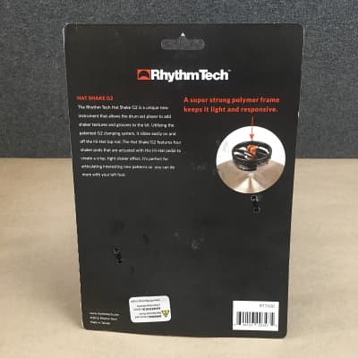 RhythmTech Hat Shake G2 - Hi Hat Stand Shaker Hat Percussion Accessory Rhythm Tech - NEW image 3