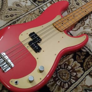 Fender Classic Series '50s Precision Bass 2013 Fiesta Red image 1