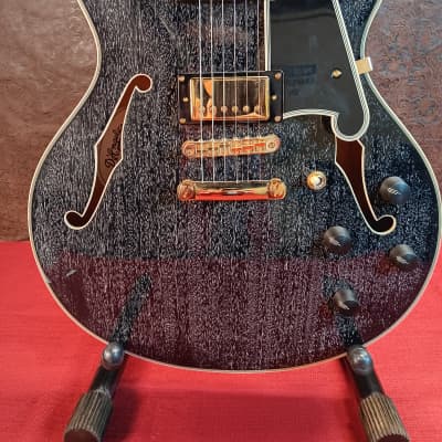 D'Angelico Excel-DC Hollow Body Archtop 2010s - Black image 2