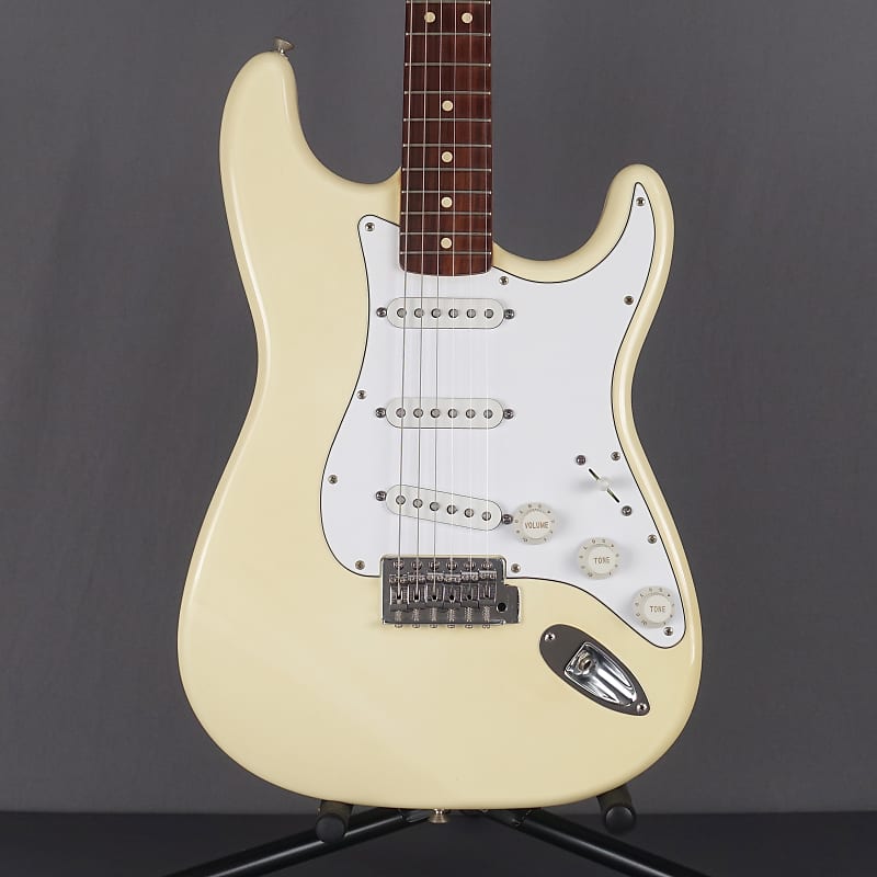 1999 Fender Standard Stratocaster MIM Made In Mexico Olympic | Reverb