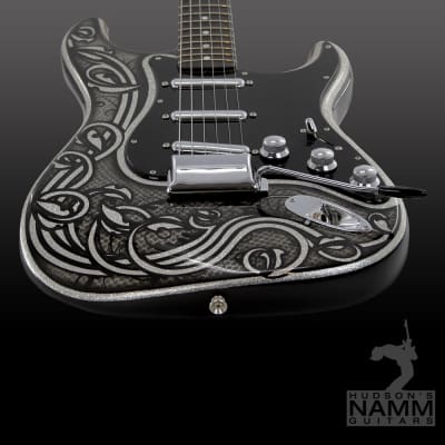 2020 Fender NAMM Display Masterbuilt NOS Silver Vines Strat by Todd Krause Custom Artwork by Pamelina H. Brand New! for sale
