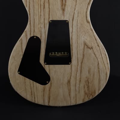 PRS Wood Library Custom 24 in Charcoal Fade Smokeburst with Quilt Maple Top, Swamp Ash Back, and Maple Neck image 4