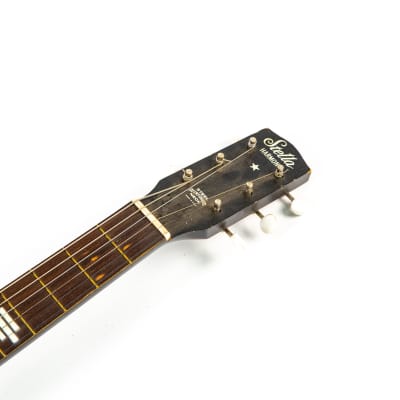 Harmony Stella Parlour Acoustic Guitar Used On F.O.D. Owned By Billie Joe Armstrong Of Green Day image 9